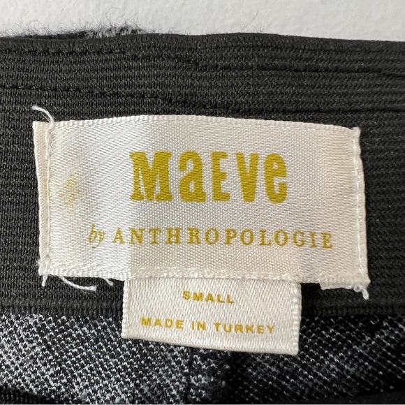 Anthropologie Maeve Mollie Kick Flare Gray Leopard Pants - Picture 12 of 14